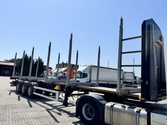 MEGA TIMBER LONG Holzauflieger 6 Rungenpaare - Semi-reboque transporte de madeira: foto 1 MEGA TIMBER LONG Holzauflieger 6 Rungenpaare - Semi-reboque transporte de madeira: foto 1