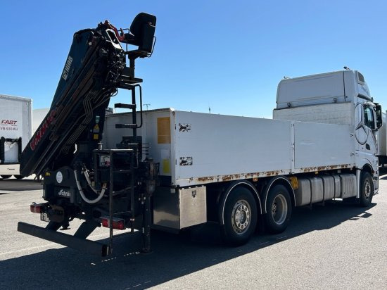 Mercedes-Benz Actros 2545 L 6x2, Retarder, Pritsche, Hiab XS 166 D-4 PRO, E5 - Camião de caixa aberta/ Plataforma, Camião grua: foto 5 Mercedes-Benz Actros 2545 L 6x2, Retarder, Pritsche, Hiab XS 166 D-4 PRO, E5 - Camião de caixa aberta/ Plataforma, Camião grua: foto 5