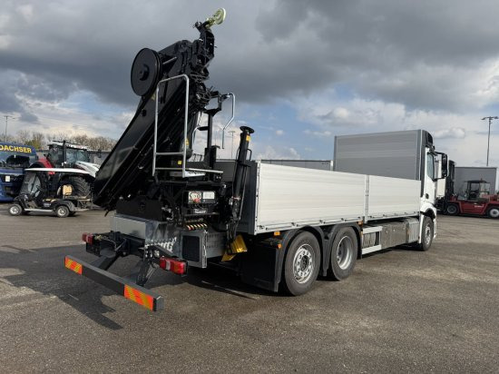 Camião de caixa aberta/ Plataforma, Camião grua Mercedes-Benz Actros 2653, Retarder, Pritsche, Hiab Hipro 232 ES5: foto 6