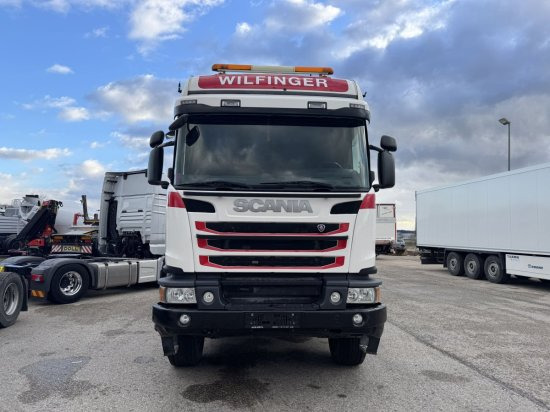 Scania G490 6X6 Blatt-Blatt Penz Kran 12.Z8.70 - Camião de transporte de madeira, Camião grua: foto 2 Scania G490 6X6 Blatt-Blatt Penz Kran 12.Z8.70 - Camião de transporte de madeira, Camião grua: foto 2