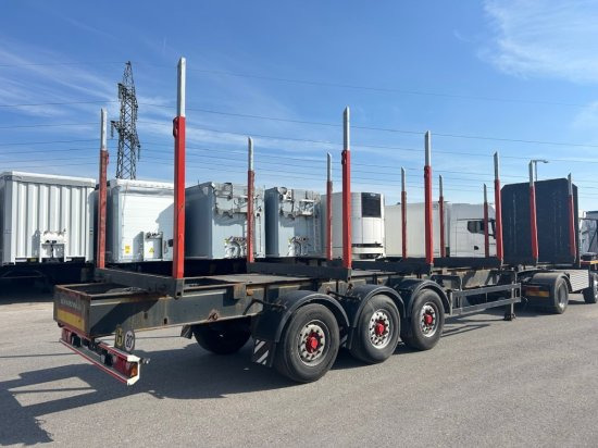 Schwarzmüller Holzauflieger 6 Rungenpaare, BPW-Achsen - Semi-reboque transporte de madeira: foto 4 Schwarzmüller Holzauflieger 6 Rungenpaare, BPW-Achsen - Semi-reboque transporte de madeira: foto 4