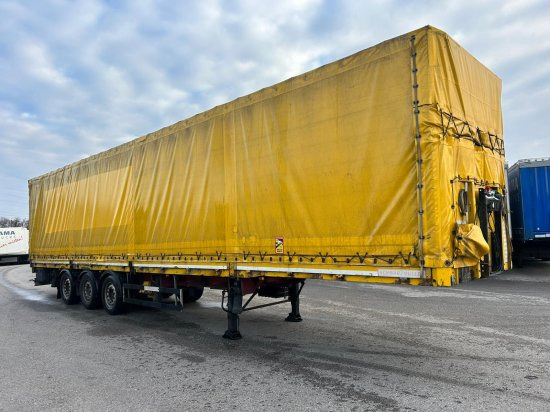 Schwarzmüller Spezialauflieger Schräglader, Coilmulde, Liftachse, Edscha-Verdeck, - Semi-reboque de lona: foto 3 Schwarzmüller Spezialauflieger Schräglader, Coilmulde, Liftachse, Edscha-Verdeck, - Semi-reboque de lona: foto 3