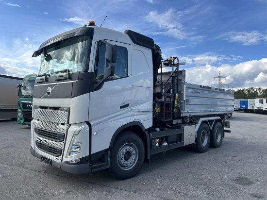Volvo FH 500 3-Seiten Meiller Kipper mit Palfinger PK22002EH, Retarder, - Camião basculante: foto 1 Volvo FH 500 3-Seiten Meiller Kipper mit Palfinger PK22002EH, Retarder, - Camião basculante: foto 1