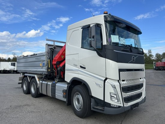 Volvo FH 500 3-Seiten Meiller Kipper mit Palfinger PK22002EH, Retarder, - Camião basculante: foto 3 Volvo FH 500 3-Seiten Meiller Kipper mit Palfinger PK22002EH, Retarder, - Camião basculante: foto 3