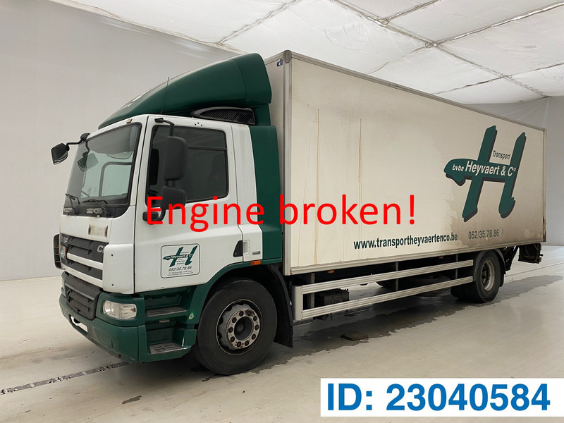 DAF CF75.250 - damaged engine* - Camião furgão: foto 1 DAF CF75.250 - damaged engine* - Camião furgão: foto 1