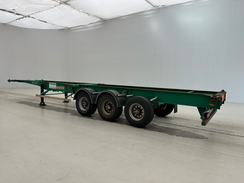 Semi-reboque transportador de contêineres/ Caixa móvel Fruehauf 4 x Skelet 2 x 20-40 ft: foto 13