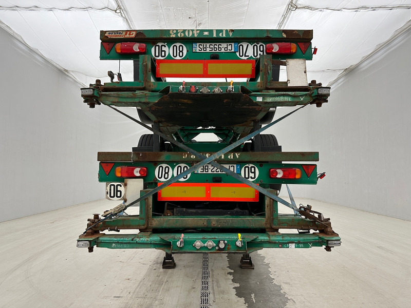 Fruehauf 4 x Skelet 2 x 20-40 ft - Semi-reboque transportador de contêineres/ Caixa móvel: foto 3 Fruehauf 4 x Skelet 2 x 20-40 ft - Semi-reboque transportador de contêineres/ Caixa móvel: foto 3