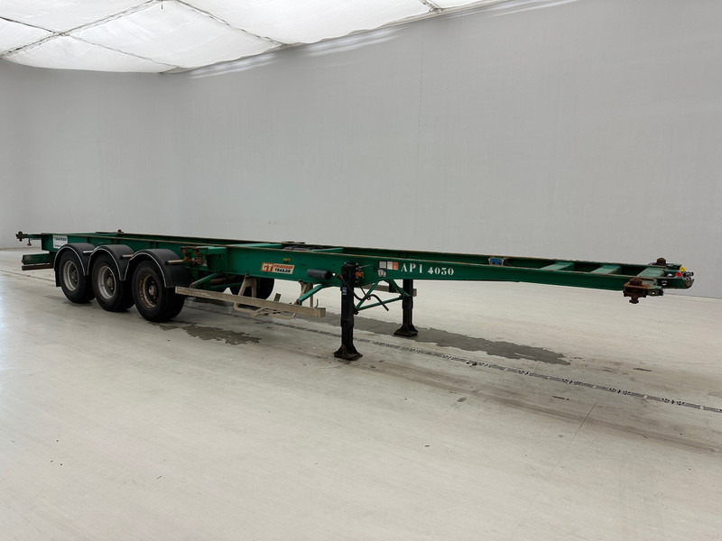 Semi-reboque transportador de contêineres/ Caixa móvel Fruehauf 4 x Skelet 2 x 20-40 ft: foto 9