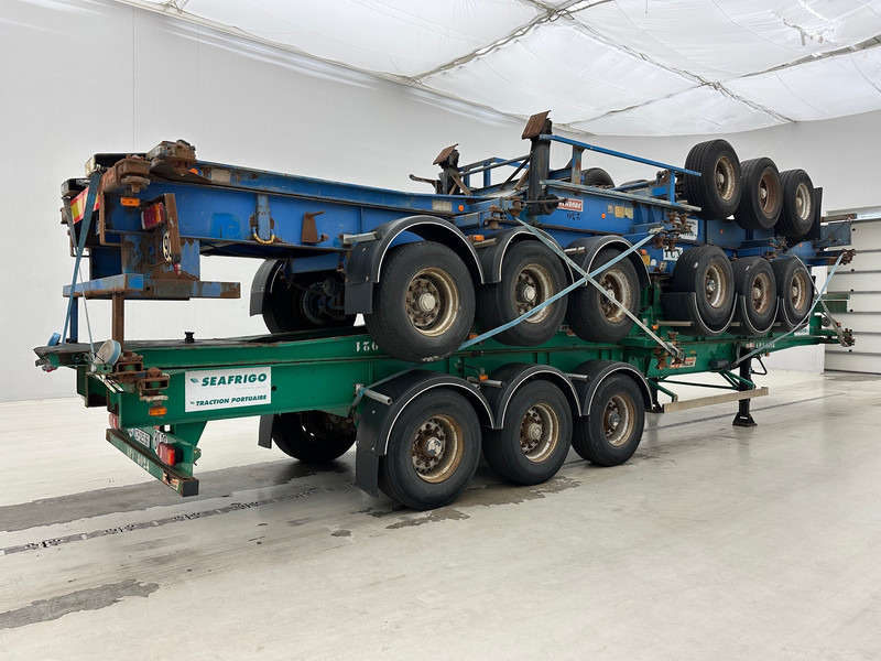 Fruehauf 4x Skelet 2 x 20-40 ft - Semi-reboque transportador de contêineres/ Caixa móvel: foto 4 Fruehauf 4x Skelet 2 x 20-40 ft - Semi-reboque transportador de contêineres/ Caixa móvel: foto 4