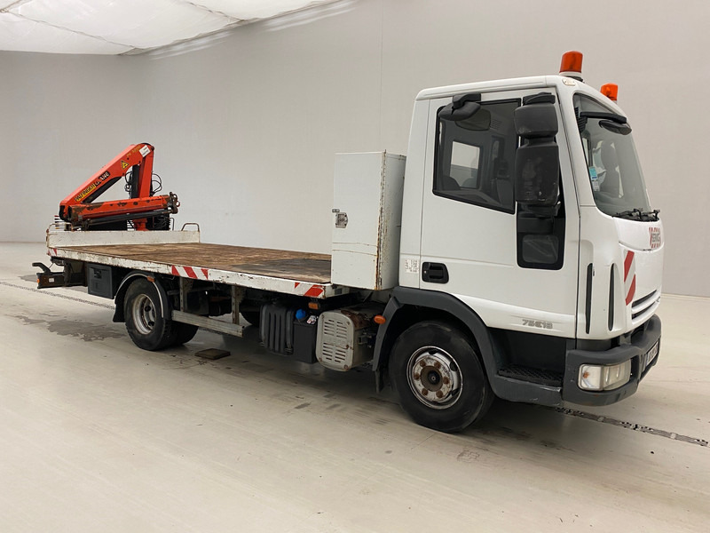 Iveco 75E18* - Camião de caixa aberta/ Plataforma, Camião grua: foto 3 Iveco 75E18* - Camião de caixa aberta/ Plataforma, Camião grua: foto 3