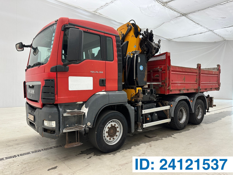 MAN TGS 26.360 - 6x4 - Camião basculante, Camião grua: foto 1 MAN TGS 26.360 - 6x4 - Camião basculante, Camião grua: foto 1