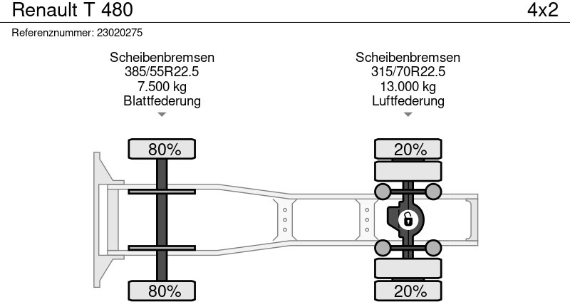 Tractor Renault T 480: foto 16 Tractor Renault T 480: foto 16