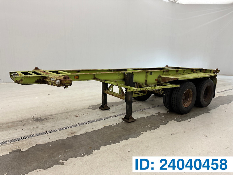 Van Hool Skelet 20 ft - Semi-reboque transportador de contêineres/ Caixa móvel: foto 1 Van Hool Skelet 20 ft - Semi-reboque transportador de contêineres/ Caixa móvel: foto 1