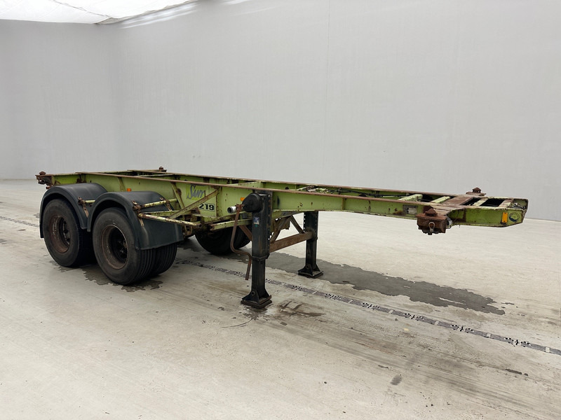 Van Hool Skelet 20 ft - Semi-reboque transportador de contêineres/ Caixa móvel: foto 3 Van Hool Skelet 20 ft - Semi-reboque transportador de contêineres/ Caixa móvel: foto 3