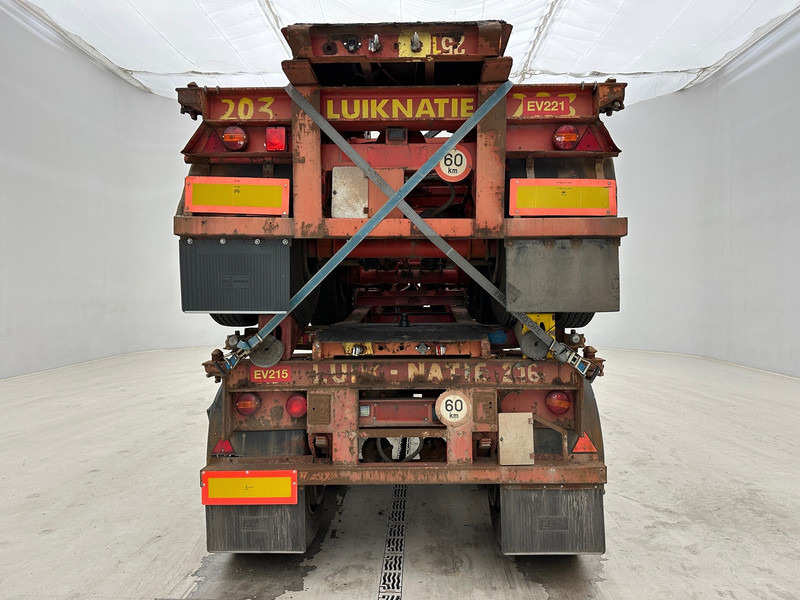 Van Hool Stack 4 x skelet 20 ft - Semi-reboque transportador de contêineres/ Caixa móvel: foto 5 Van Hool Stack 4 x skelet 20 ft - Semi-reboque transportador de contêineres/ Caixa móvel: foto 5