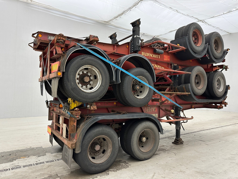 Van Hool Stack 4 x skelet 20 ft - Semi-reboque transportador de contêineres/ Caixa móvel: foto 4 Van Hool Stack 4 x skelet 20 ft - Semi-reboque transportador de contêineres/ Caixa móvel: foto 4