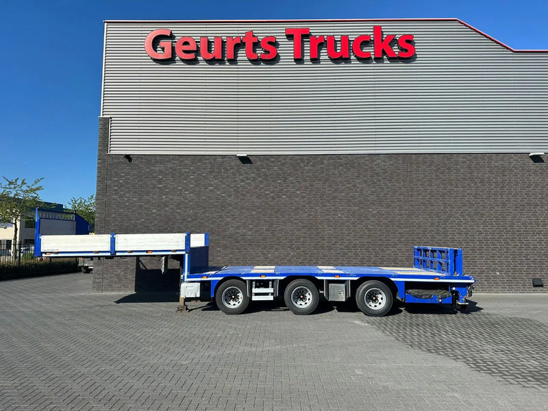 Emtech NNR48 3 ASSER HYDRAULISCHE GESTUURDE KORTE UITSCHUIFBARE SEMI-DIEPLADER / TIEFLADER / LOWLOADER - Semi-reboque baixa: foto 1 Emtech NNR48 3 ASSER HYDRAULISCHE GESTUURDE KORTE UITSCHUIFBARE SEMI-DIEPLADER / TIEFLADER / LOWLOADER - Semi-reboque baixa: foto 1