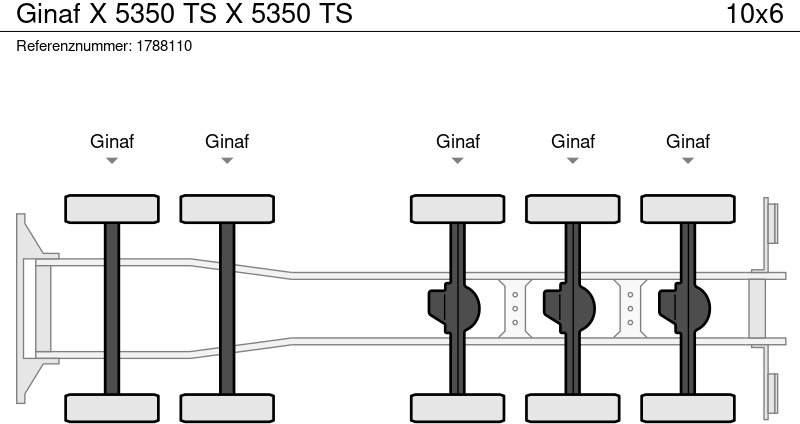 Camião basculante Ginaf X 5350 TS X 5350 TS: foto 7 Camião basculante Ginaf X 5350 TS X 5350 TS: foto 7