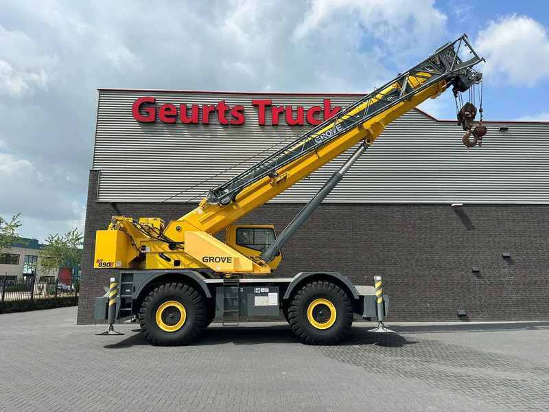 Grove RT890 E ROUGH TERRAIN CRANE + JIB+ 2 x WINCH - Grua de estaleiro: foto 4 Grove RT890 E ROUGH TERRAIN CRANE + JIB+ 2 x WINCH - Grua de estaleiro: foto 4