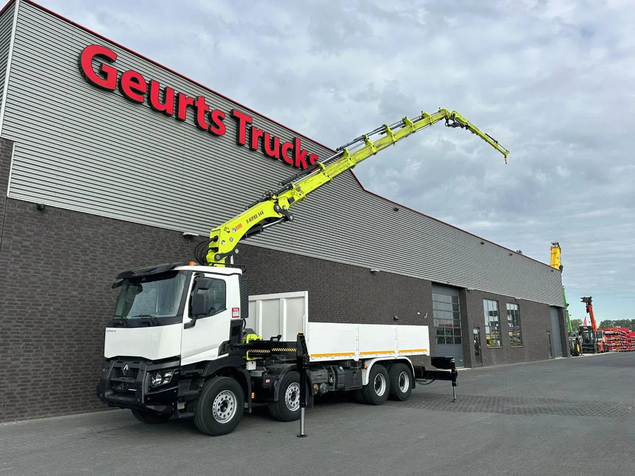 Renault C460 8X4 + HIAB X-HIPRO 548 E-7 MET JIB KRAAN / - Camião grua: foto 2 Renault C460 8X4 + HIAB X-HIPRO 548 E-7 MET JIB KRAAN / - Camião grua: foto 2