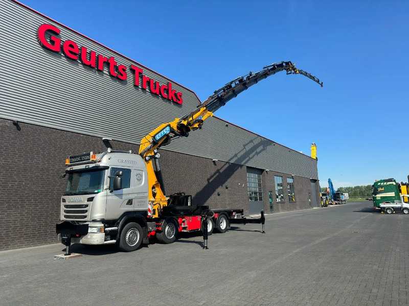 Scania G450 8X4 + EFFER 1255/8S + JIB 6S HD KRAAN/KRAN/CRANE/GRUA - Camião grua: foto 2 Scania G450 8X4 + EFFER 1255/8S + JIB 6S HD KRAAN/KRAN/CRANE/GRUA - Camião grua: foto 2