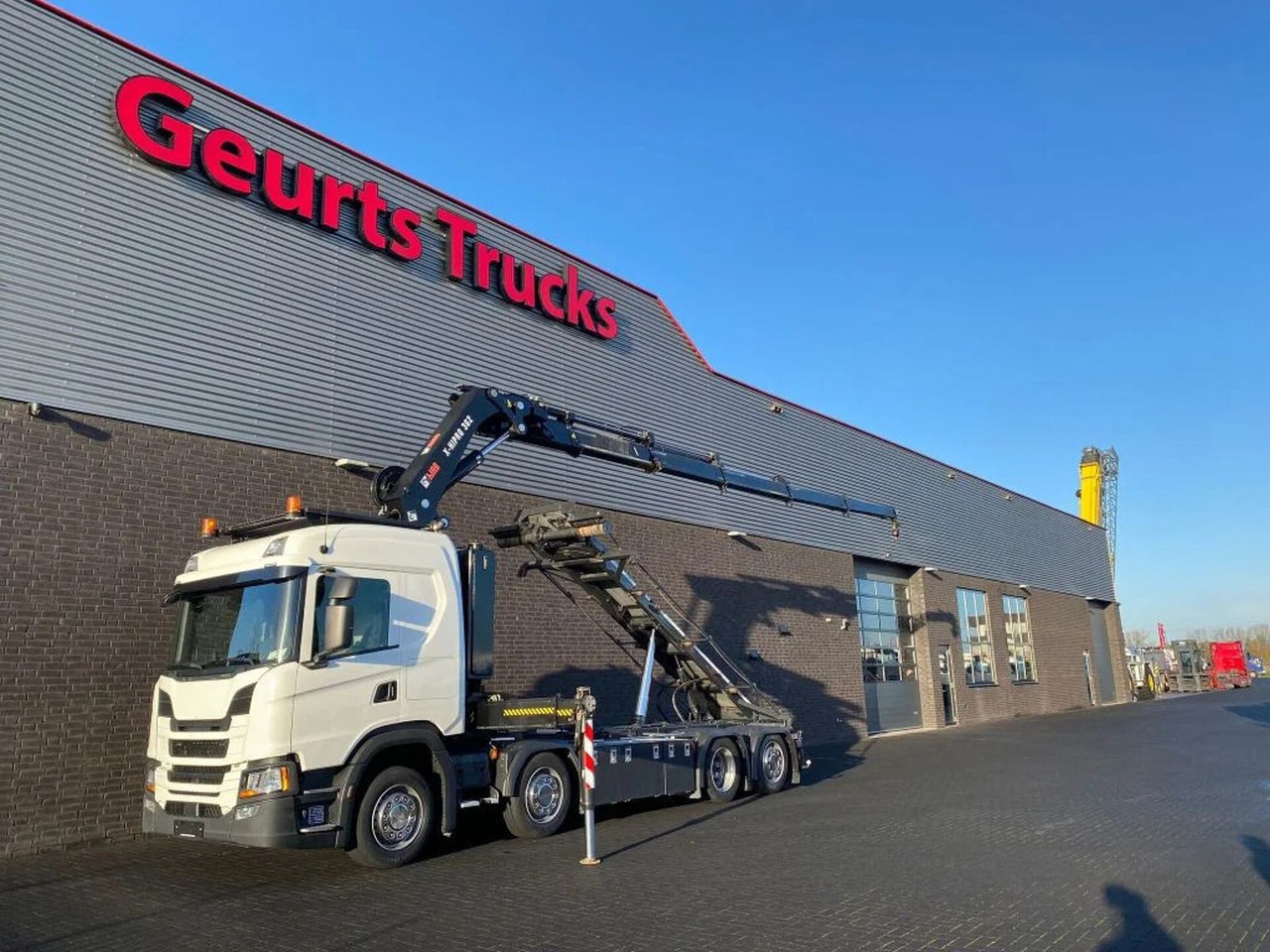 Scania G500 NGS 8X2 MET 3 ZIJDIGE KABELSYSTEEM + HIAB 3 - Camião polibenne, Camião grua: foto 2 Scania G500 NGS 8X2 MET 3 ZIJDIGE KABELSYSTEEM + HIAB 3 - Camião polibenne, Camião grua: foto 2