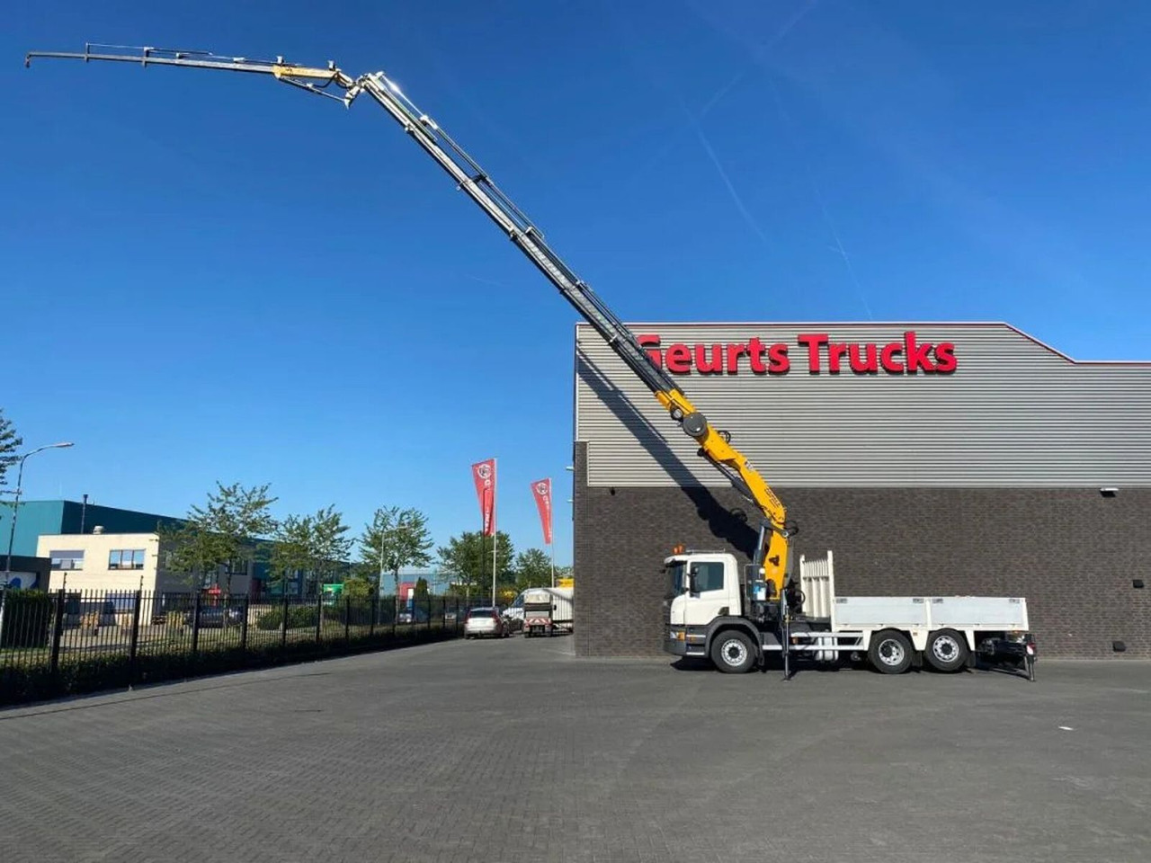 Scania P250 6X2 + COPMA 510.7 + JIB J4 KRAAN/KRAN/CRANE - Camião grua: foto 5 Scania P250 6X2 + COPMA 510.7 + JIB J4 KRAAN/KRAN/CRANE - Camião grua: foto 5