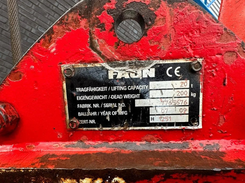 Locação financeira de Scania P420 8X4 + FAUN HK 40 + JIB KRAAN/KRAN/CRANE/GRUA Scania P420 8X4 + FAUN HK 40 + JIB KRAAN/KRAN/CRANE/GRUA: foto 11