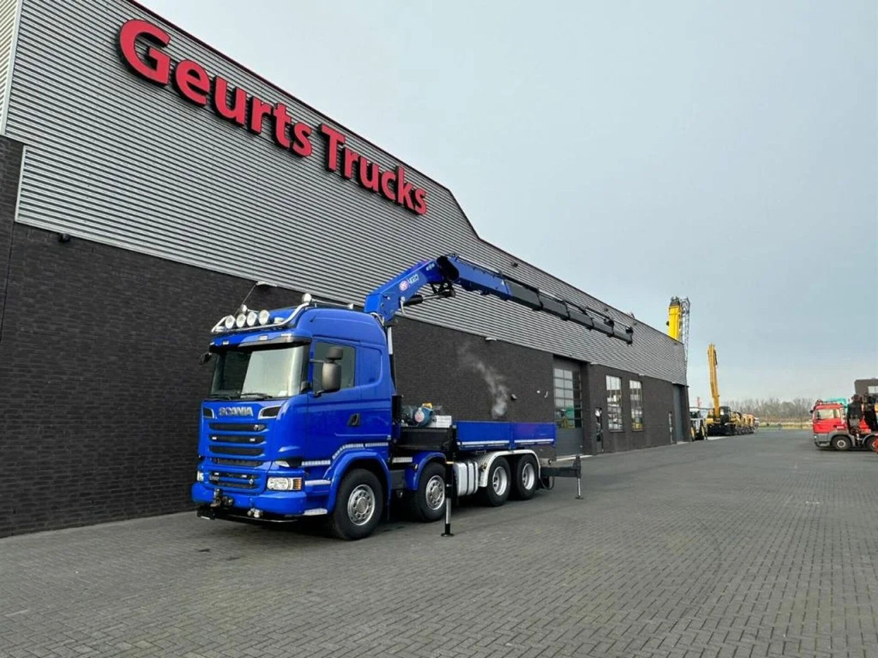 Scania R580 V8 8X4 TREKKER-BAKWAGEN COMBI + HMF 4020-K5 - Camião grua: foto 3 Scania R580 V8 8X4 TREKKER-BAKWAGEN COMBI + HMF 4020-K5 - Camião grua: foto 3