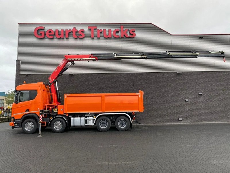 Scania R650 V8 NGS XT 8X4 + KIPPER + FASSI F275A.2.25 KRAAN/KRAN/CRANE/GRUA - Camião basculante, Camião grua: foto 4 Scania R650 V8 NGS XT 8X4 + KIPPER + FASSI F275A.2.25 KRAAN/KRAN/CRANE/GRUA - Camião basculante, Camião grua: foto 4