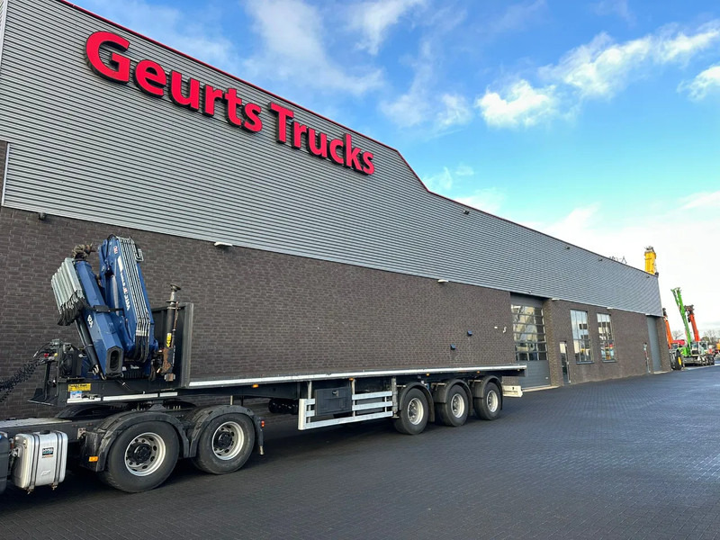 TURBO ,S HOET SC33AA KRAAN/KRAN/CRANE - Semi-reboque plataforma/ Caixa aberta: foto 2 TURBO ,S HOET SC33AA KRAAN/KRAN/CRANE - Semi-reboque plataforma/ Caixa aberta: foto 2