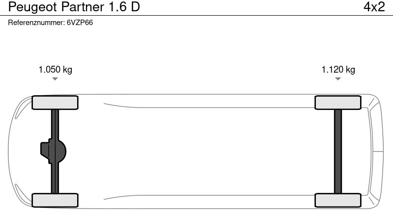 Furgão compacto Peugeot Partner 1.6 D: foto 11