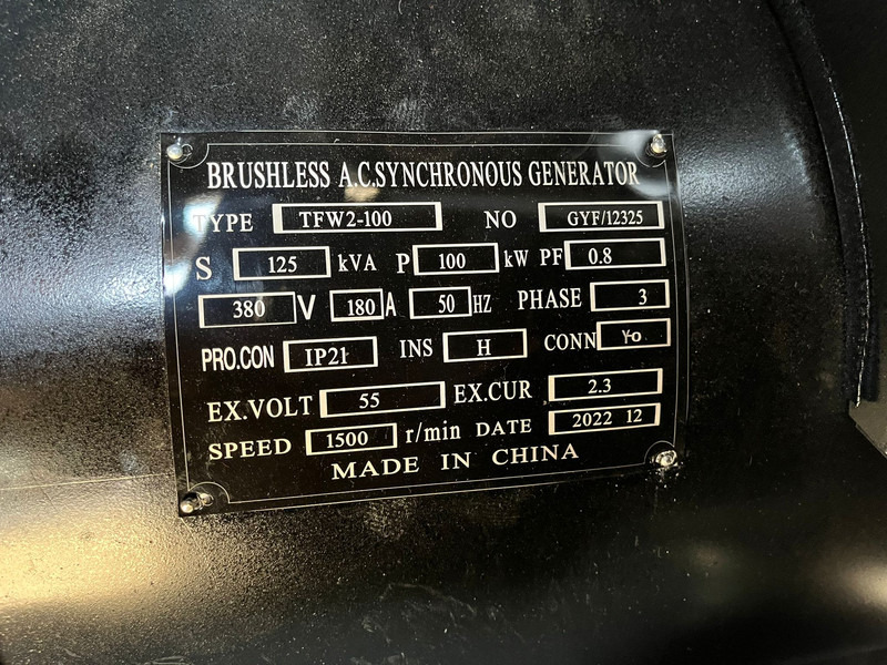 Gerador elétrico Giga power 125 kVA LT-W100GF silent generator set: foto 14