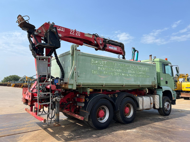 MAN TGA 26.480 tipper + HMF crane - Camião basculante, Camião grua: foto 5 MAN TGA 26.480 tipper + HMF crane - Camião basculante, Camião grua: foto 5