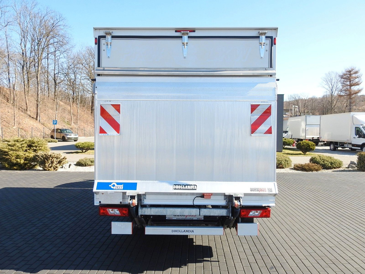 Carrinha de contentor novo Ford TRANSIT  KOFFER AUFZUG 8 PALETTEN ZWILLINGSRÄDER: foto 10