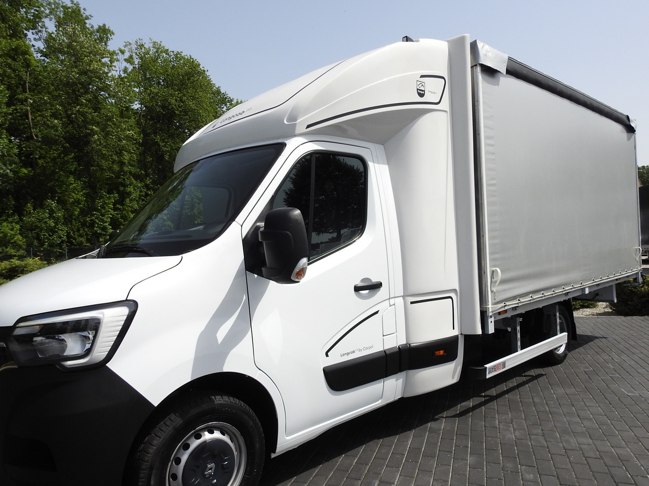 Carrinha de lona RENAULT MASTER TARPAULIN 10 PALLETS WEBASTO CRUISE CONTROL AIR CONDITIONING LED LIGHTS  165HP: foto 19