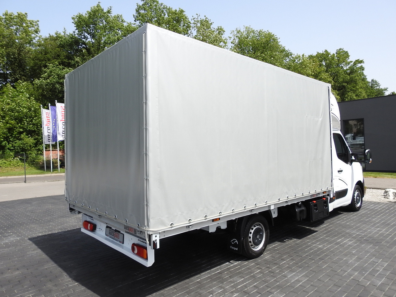 Carrinha de lona RENAULT MASTER TARPAULIN 10 PALLETS WEBASTO CRUISE CONTROL AIR CONDITIONING LED LIGHTS  165HP: foto 13