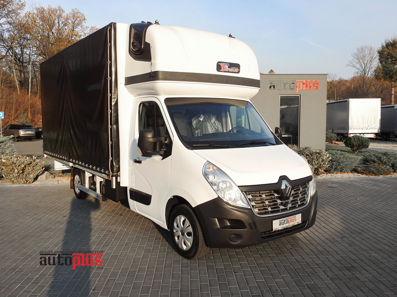 RENAULT MASTER TARPAULIN 10 PALLETS WEBASTO CRUISE CONTROL AIR CONDITIONING PNEUMATICS 170HP - Carrinha de lona: foto 1 RENAULT MASTER TARPAULIN 10 PALLETS WEBASTO CRUISE CONTROL AIR CONDITIONING PNEUMATICS 170HP - Carrinha de lona: foto 1