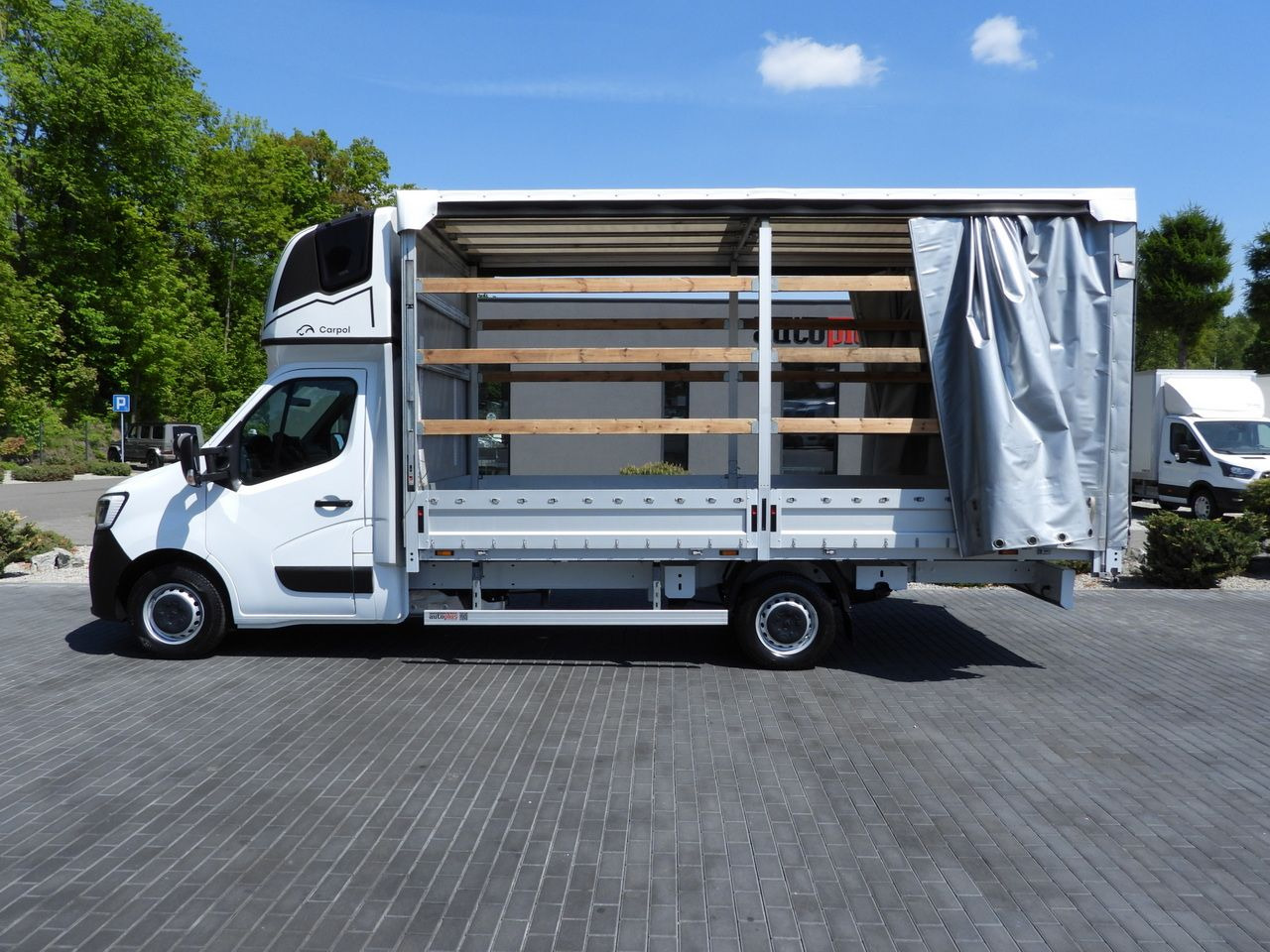 Carrinha de lona RENAULT MASTER  TARPAULIN 10 PALLETS WEBASTO CRUISE CONTROL LED LIGHTS PNEUMATICS AIR CONDITIONING  165HP: foto 9