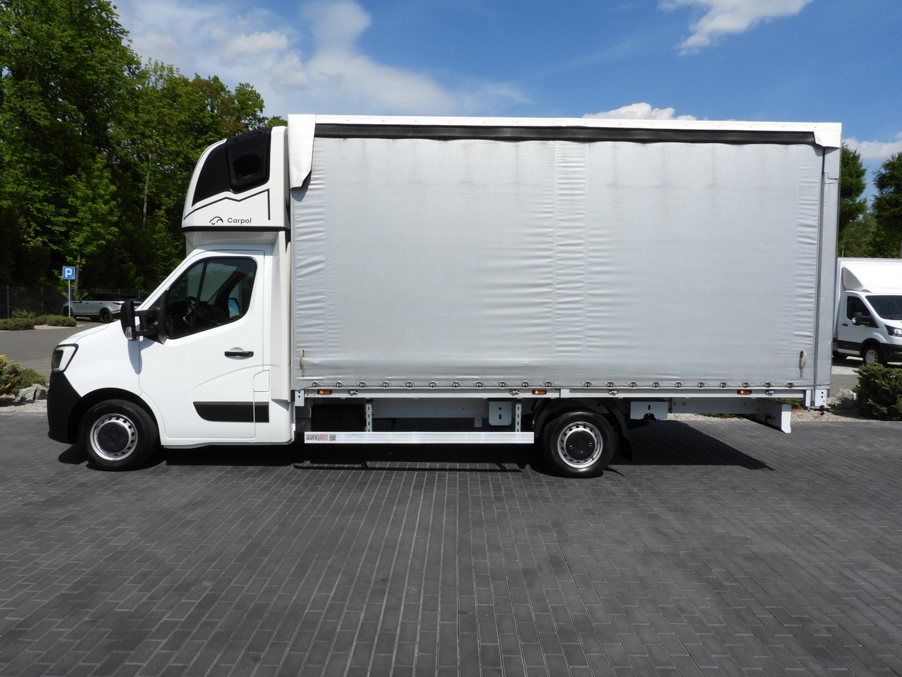 Carrinha de lona RENAULT MASTER  TARPAULIN 10 PALLETS WEBASTO CRUISE CONTROL LED LIGHTS PNEUMATICS AIR CONDITIONING  165HP: foto 9