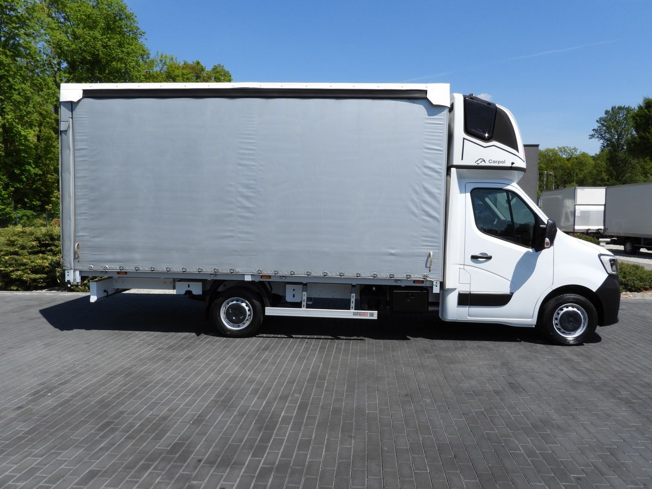 Carrinha de lona RENAULT MASTER  TARPAULIN 10 PALLETS WEBASTO CRUISE CONTROL LED LIGHTS PNEUMATICS AIR CONDITIONING  165HP: foto 7