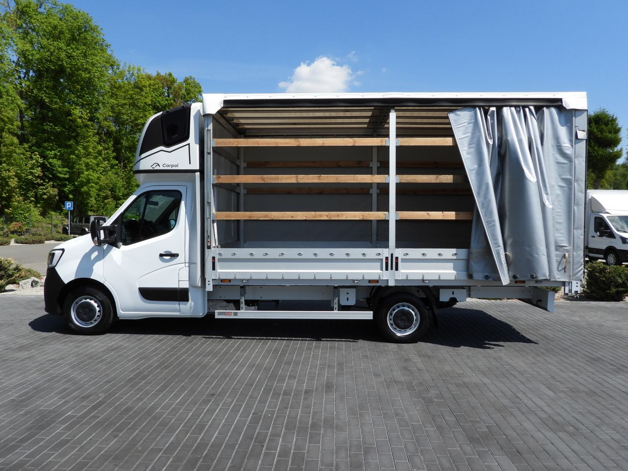 Carrinha de lona RENAULT MASTER  TARPAULIN 10 PALLETS WEBASTO CRUISE CONTROL LED LIGHTS PNEUMATICS AIR CONDITIONING  165HP: foto 8