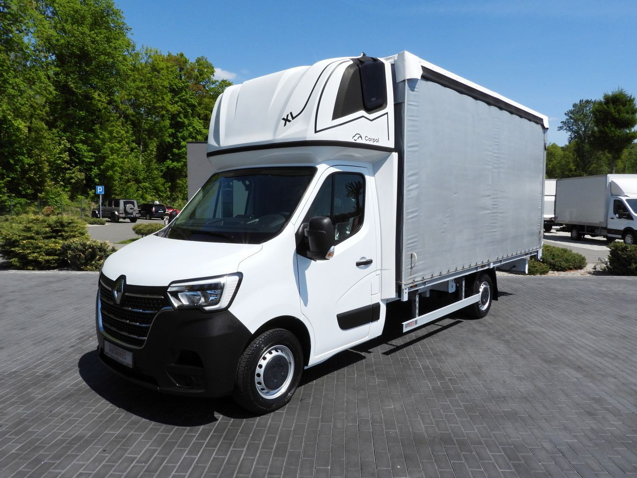 Carrinha de lona RENAULT MASTER  TARPAULIN 10 PALLETS WEBASTO CRUISE CONTROL LED LIGHTS PNEUMATICS AIR CONDITIONING  165HP: foto 19