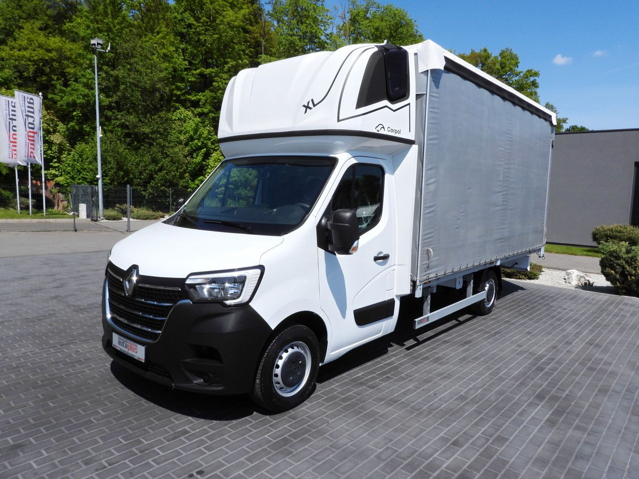 Carrinha de lona RENAULT MASTER  TARPAULIN 10 PALLETS WEBASTO CRUISE CONTROL LED LIGHTS PNEUMATICS AIR CONDITIONING  165HP: foto 6