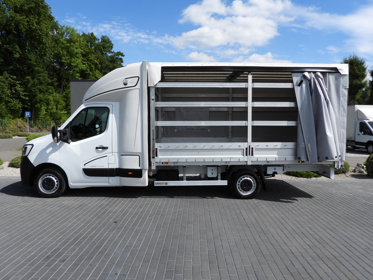 Carrinha de lona RENAULT MASTER TARPAULIN 8 PALLETS WEBASTO CRUISE CONTROL LED LIGHTS PNEUMATICS AIR CONDITIONING  165HP: foto 8