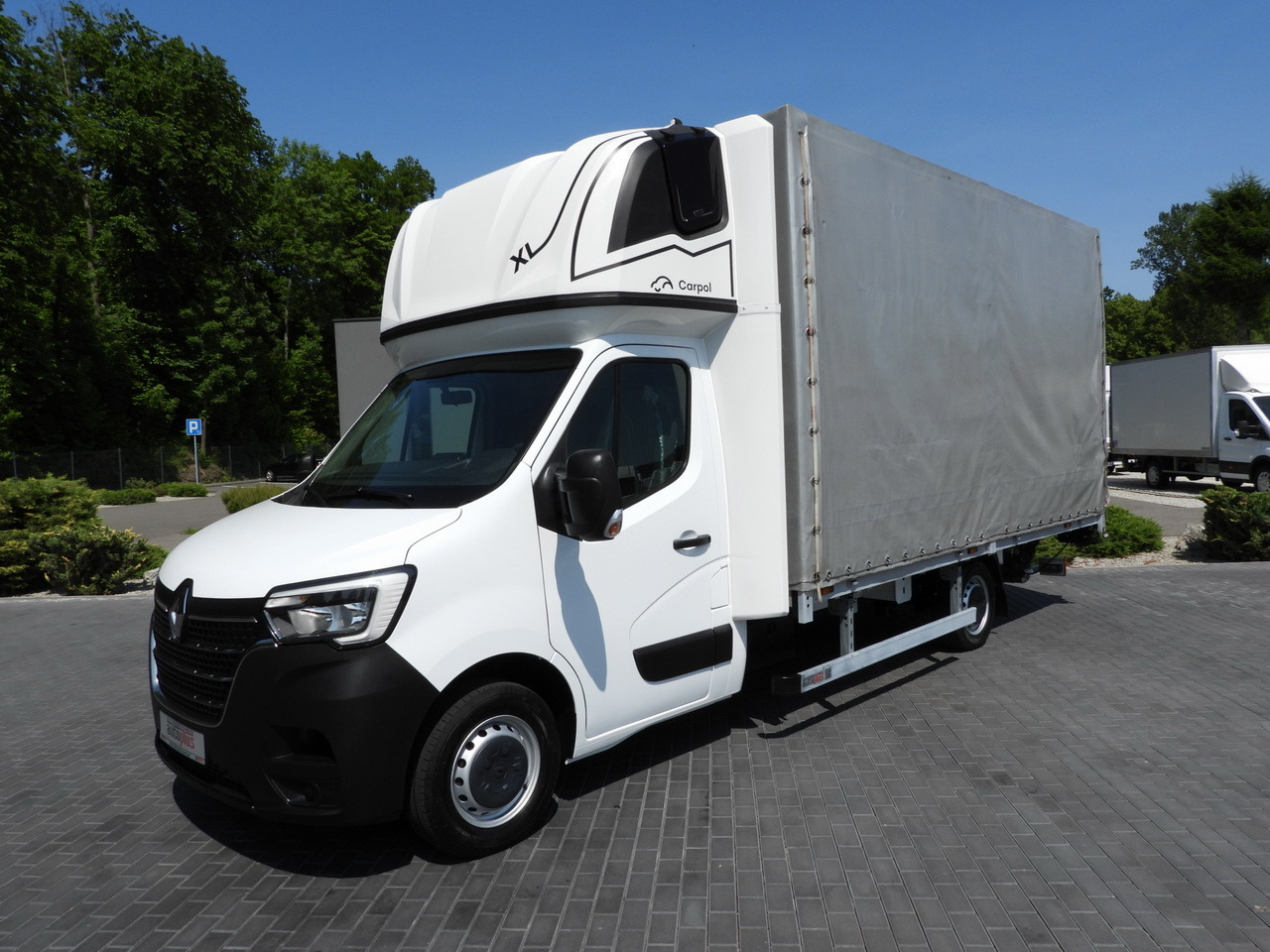 Carrinha de lona RENAULT MASTER  TARPAULIN LIFT 10 PALLETS WEBASTO CRUISE CONTROL LED LIGHTS PNEUMATICS AIR CONDITIONING  165HP: foto 21