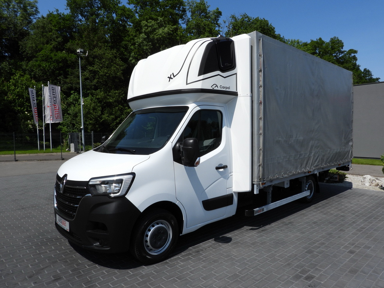 Carrinha de lona RENAULT MASTER  TARPAULIN LIFT 10 PALLETS WEBASTO CRUISE CONTROL LED LIGHTS PNEUMATICS AIR CONDITIONING  165HP: foto 6