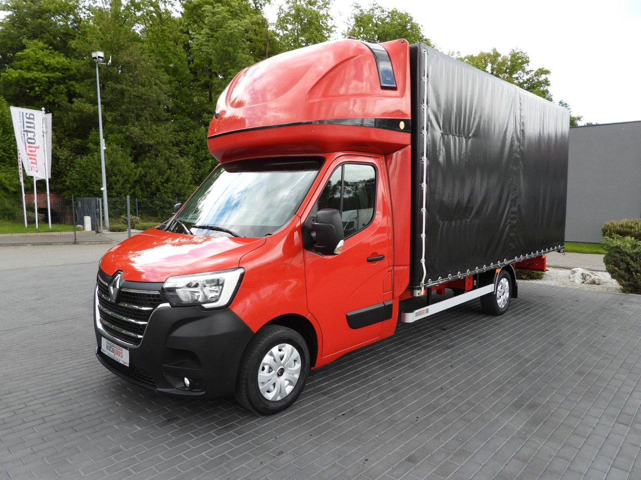 Carrinha de lona Renault MASTER  PRITSCHE PLANE 10 PALETTEN WEBASTO A/C: foto 6