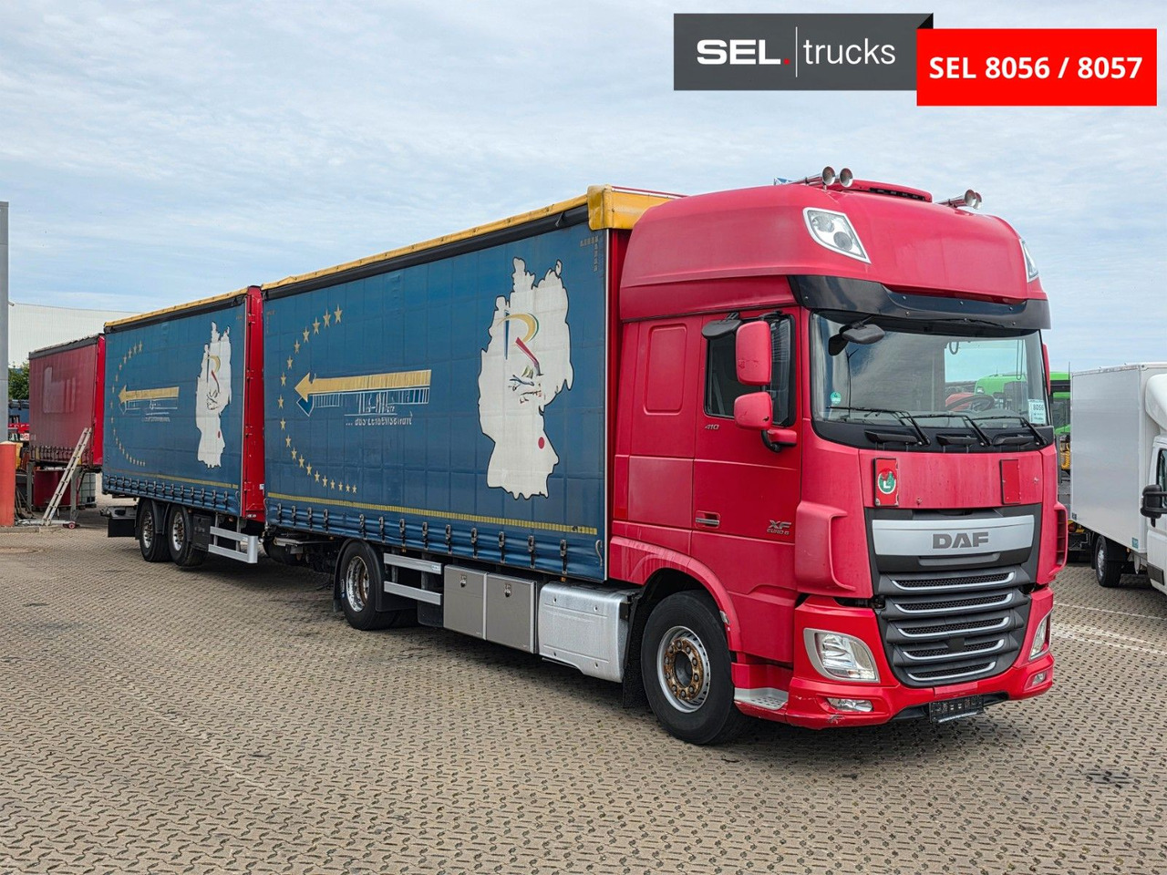DAF XF 410 / ZF Intarder / Durchladezug - Camião de lona: foto 3 DAF XF 410 / ZF Intarder / Durchladezug - Camião de lona: foto 3