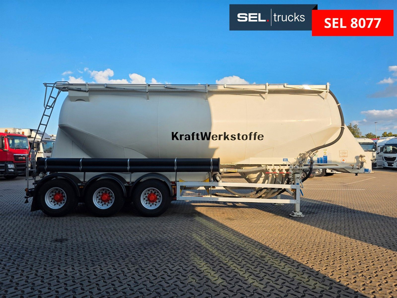 Feldbinder EUT 40.3/7645/A/2 / 1 Kammer - Semi-reboque silo: foto 4 Feldbinder EUT 40.3/7645/A/2 / 1 Kammer - Semi-reboque silo: foto 4
